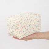 Popxstar 1 pc exquisite bowknot single-layer pencil case, floral pattern design storage bag, a must-have for back to school season