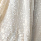 Popxstar Jacquard Chiffon Fabric, Polyester Tulle Fabric, Upholstery Material