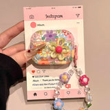 Popxstar Luxury Summer Flower Earphone Case For AirPods 4 1 2 3 Pro 2021 Wireless Bluetooth Headset TPU Flower Protective Cover