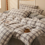 Popxstar  Winter Flannel Solid Color Duvet Cover for Winter Soft Warm Keep Warm Bed Quilt Covers Milk Velvet Queen King Bed Home Textiles