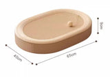 Oval Sisal Cat Scratcher Bed Durable No Mess Scratching Pad Cat Toys Scratching Post for Kittens