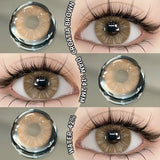 Popxstar 10Pcs=5Pair Color Contact Lenses for 1 Day Daily Lens Blue Contacts Daily Disposable High Wearing Comfort Brown Lenses