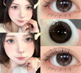 Popxstar Color Contact Lens 2Pcs New Product Myopia Contact Lenses Degree 0 ~ -8.00 Natural Fashion Contact Lenses Pink Soft Lens