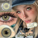 Natural Gray Color Lens Green Eyes Contact Yearly Colored Eye Makeup Contact Brown Lenses for Party Cute Eyes Lenses