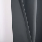Popxstar Extra Large Blackout Windproof Outdoor Curtains Eyelets Top and Bottom Grommets Patio Waterproof Garden Thermal Curtains Drapes