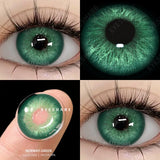 Popxstar  New Colored Contacts Lenses for Eyes Fashion Blue Contact Lens Brown Lenses Gray Pupils Yearly Cosmetic Green Contacts