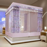 New Design 2 Layer Mosquito Net Large Space Dust Baby Anti-drop Bracket Encryption Bed Canopy Curtains 1.7M Height