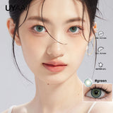 1 Pair Big Eye Color Lens Makeup Colorcon Brown Natural Color Eye Contacts Black Lenses y2k Korean Green Pupils