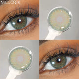1Pair New Natural Colored Contacts Green Lenses Beauty Pupils for Eyes Brown Contact Lenses Cosmetics Fast Shipping