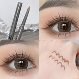 Popxstar Sexy Rose Red Eye Liner Pencil Natural Matte Wine Red Lying Silkworm Eyeliner Easy To Color Waterproof Eye Make Up Cosmetics 1pc