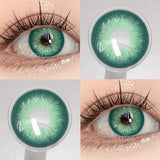 Popxstar  1pair New ARTHUR Color Contact Lenses for Eyes Green Eye Lenses Gray Contacts Fashion Cosmetic Pupils Yearly Color Eyes