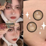 Popxstar  Natural Fashion Color Contact Lenses Men Prescription Myopia Lenses and Eye Contact Color Cosmetics 1pair/2pcs Free Shipping