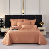 Popxstar  Luxury 1000TC Egyptian Cotton Quilted Bedspread, Queen King Size, Bed Cover, Mattress Topper Coverlet, Bed Sheet, Pillowcases