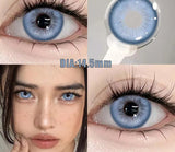 Popxstar Color Contact Lenses 2Pcs New Product Myopia Degree Super Natural Pupils Grey Blue Green Lenses Fashion Soft Lens