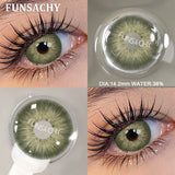 Popxstar  Fashion Colorcon Contact Lenses for Eyes Blue/Green/Brown Natural Lenses 1pair Yearly Cosmetics Pupils Color Eyes Lens