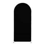 Popxstar Double Sided Arch Backdrop Cover Sage green Wedding Decoration Zipper Thickened Stretch backdrop Cover for Party Scene Setting