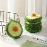 Popxstar  Avocado Shaped Kitchen Cleaning Sponge for Kitchen Dishwashing Cloth Soft Absorbent Household Cleaning Tools Easy Kitchen Tools
