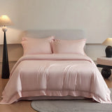 Popxstar  Solid Color Hotel Style Luxury Bedding Set 600TC Egyptian Cotton Single Queen King Size Duvet Cover Flat/Fitted Sheet Pillowcase
