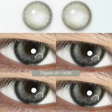 Popxstar 1 Pair Blue&Green Lenses Colored Eyeglass Lenses Bright Beauty Pupils Eye Color Lenses Myopia With Diopter Fashion Lens
