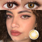 Popxstar 1 Pair Color Contact Lenses for Eyes Natural Look Spy X Family Anime Lenses Red Lenses Brown Lenses Gray Lenses