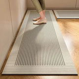 Popxstar Carpet for Kitchen Diatomite Mat Non-slip Water-absorbent Quick-drying Long Rug Bathroom Mats  Alfombra De Cocina