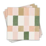 Popxstar  1set 10pcs Retro Pink&Green Vinyl Tile Peel&Stick Kitchen and Bathroom Backsplash Panel,Stairs,Removable Friendly Renter Sticker