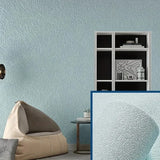 Popxstar  10m 1 roll DIY 3D linen texture self-adhesive wallpaper,PVC wallpaper tile wall paste, used in living room, dining room,bathroom