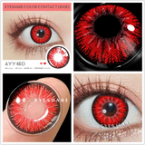 1pair Cosplay Color Contact Lenses for Eyes AYY Series Fashion Makeup Red Blue Lens Yearly Use Beauty Makeup for Eyes