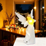 Popxstar  1 Pc Angel Candle Sculpture Light (Batteries Not Included) Christmas, Thanksgiving, and Hanukkah Atmosphere Decor