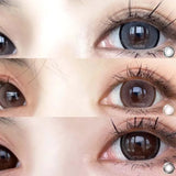 Popxstar 2PCS/Pair Big Lenses Pearl Series Color Contact Lenses For Eyes Blue Purple Pink Black Gray Beauty Pupils 14.5mm Lenses