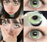 Popxstar Color Contact Lens 2Pcs New Product Myopia Contact Lenses Degree 0 ~ -8.00 Natural Fashion Contact Lenses Pink Soft Lens