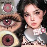 1 Pair Color Contact Lenses for Eyes Black Pupils Brown Lenses High Quality Gray Eye Lenses Beauty Makeup Blue Lenses