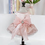 Various Pink Cat Princess Dress Puppy Bridal Party Attire Pet Skirt Tulle Skirt Costume for Small Dogs Cats