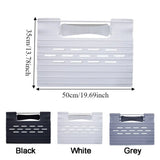 Silicone Kitchen Storage Rack Heat resistant Space Saving Sink Drainer Mat with Pocket Folding Makeup Drainer Rack Bathroom