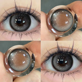 Popxstar  2pcs Color Contact Lenses Pupil Blue Nature High Quality Myopic  Lens Green  Eyes Beauty Makeup Lens Yearly Free Delivery