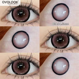 Popxstar  1 Pair Pink Series Contact Lenses for Eyes Beauty Pupils Makeup Eye Lenses for Myopia Natural Color Lenses Blue Lenses