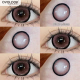 Popxstar  -1 Pair Pink Series Contact Lenses for Eyes Beauty Pupils Makeup Eye Lenses for Myopia Natural Color Lenses Blue Lenses