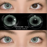 Popxstar 1 Pair Colorcon Korean Lenses Colored Contact Lenses for Eyes Green Eye Lenses Fashion Lenses Brown Contact