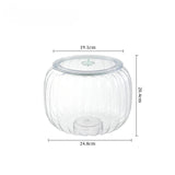 Popxstar  Halloween Candy Jar Desktop Decoration Kitchen Pumpkin Sealed Jar Moisture-proof with Lid Multifunctional Pet Food Storage Box