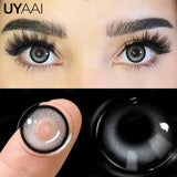 Popxstar Myopia Colored Contact Lenses with Diopters Brown Color Lens Eyes Green Lenses Graduated Blue Lenses Colored Pupils