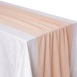 Popxstar Gauze Cotton Wedding Table Runner,Retro Rust Burr Texture Dining Napkins gift Kitchen Table Decor table runners