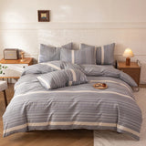 3pc  100% Cotton Printed Duvet Cover Set Includes One Duvet Cover and Two Pillowcases It's Soft Skin-friendly Cotton Bedding