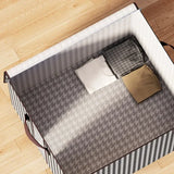 Popxstar Quilt Storage Box Dustproof Organizers Non-Woven Wardrobe Space Saving Bag House-Moving Bedding Box Travel Storage Organization