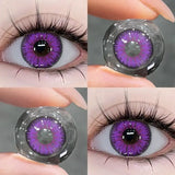2Pieces Color Contact Lenses Bueatiful Pupil Cosmetic Circle Lens Yearly Cosplay Colour Contacts