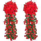 Popxstar spring decor Artificial Flower Silk Violet Wall Hanging Wedding Scene Decor Home Potting Outdoor Garden Party Festival parts diy gift Hotsale