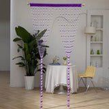 Popxstar  1pcs New Romantic Heart-shaped Pearl Curtains, Plastic Door Curtains, Crystal Partitions, Entrance Hall and Toilet Curtains