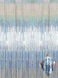 Popxstar Sparkly Colored Party Rain Curtain for Birthday ,Wedding