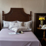 Popxstar  100% Cotton Bedding Set Ins Korean Floral 3D Printed Duvet Cover Bed Linen Flat Sheets Set 2 Pillowcases Twin Double Queen Size