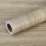 Popxstar Wood Grain Peel and Stick Wallpaper Self Adhesive Removable Contact Paper Plank for Countertop Cabinets Vinyl Film Roll