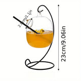 Popxstar  Creative Cocktail Glass-11.8 Oz Clear Wine Glass Suitable Bars Pubs Clubs Restaurants Home Summer Drinks Parties
